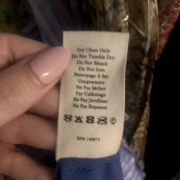 LOVESHACKFANCY Moxie Raindrop 100% Silk Purple Mini Dress Size 4 NEW - Picture 8 of 9